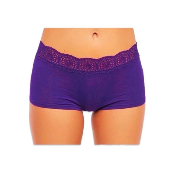 Free People Other - NWT Free People Purple Boy shorts XS